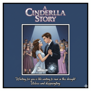 Modern Cinderella update showing Sam and Austin Ames, focusing on the satisfying high school underdog and romantic rivalries.