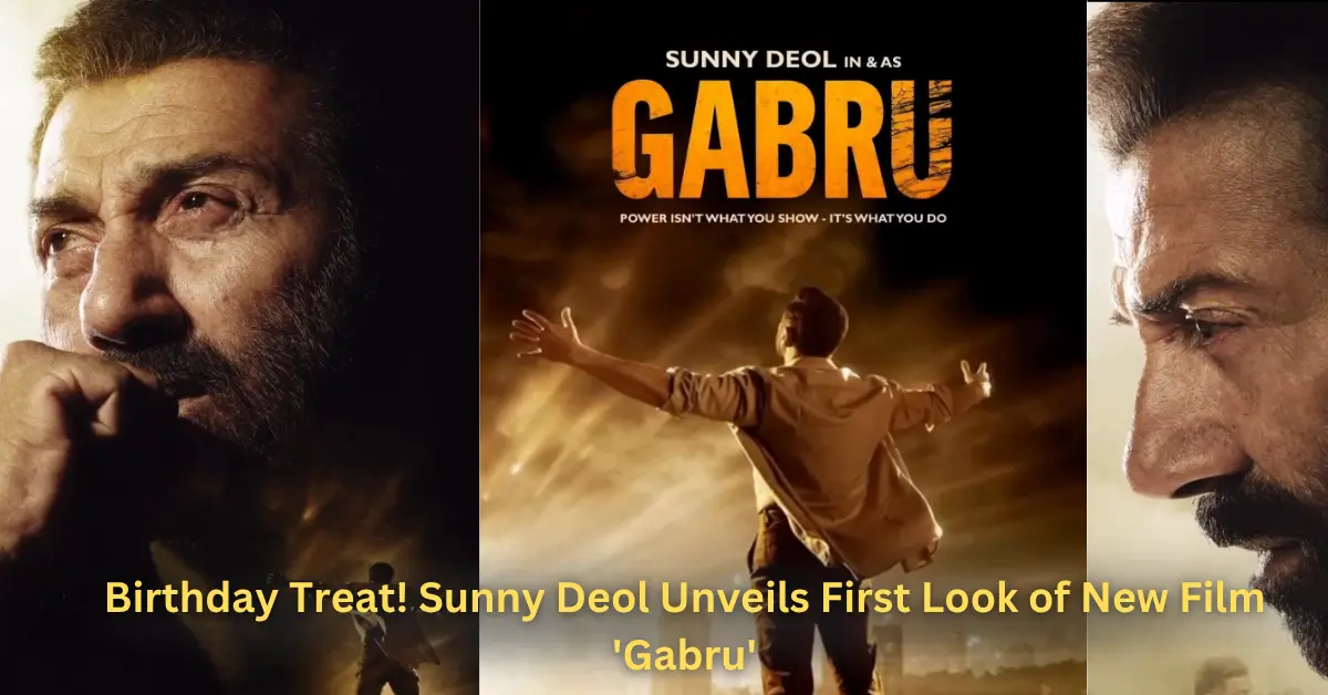 Birthday Treat! Sunny Deol Unveils First Look of New Film 'Gabru'